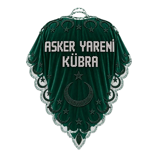 Asker Yareni Sırt Örtüsü — Flok Baskı