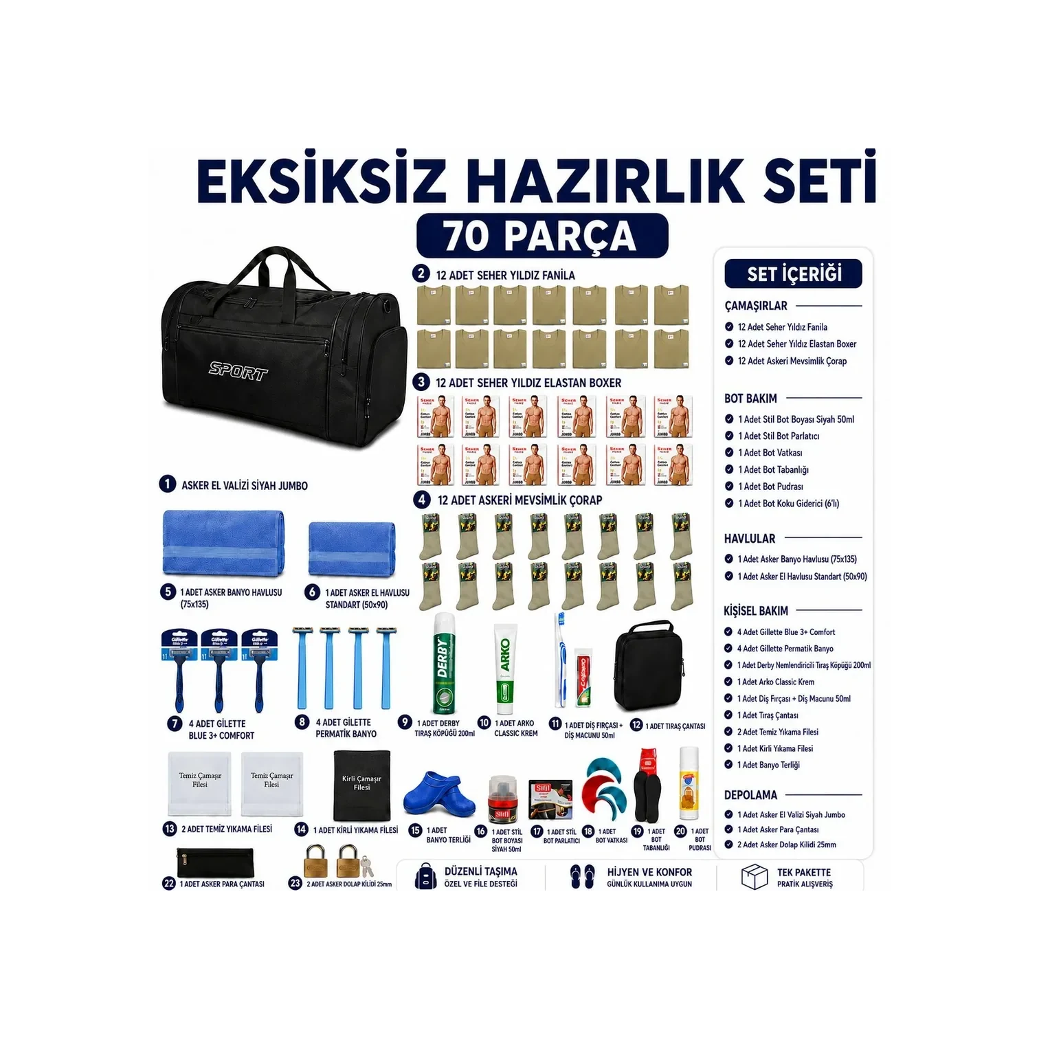 12'li 2-Haftalık Set