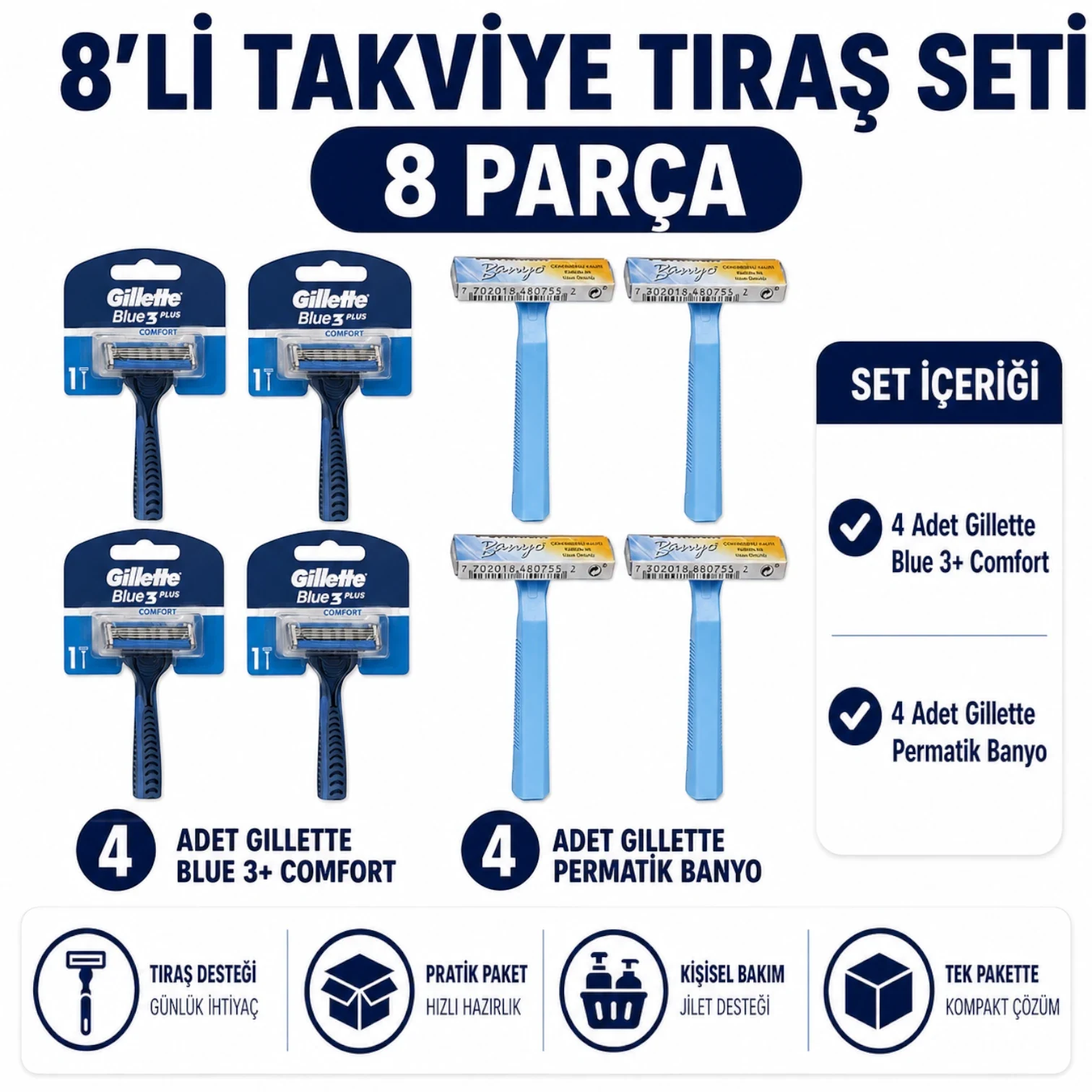 Takviye Tıraş Seti