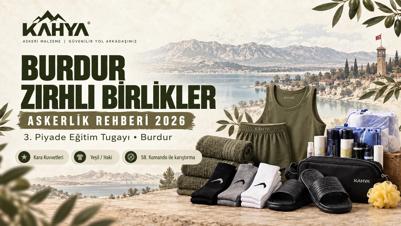 Burdur Zırhlı Birlikler Eğitim Alayı Askerlik Rehberi 2026 için birlik ve hazırlık görseli